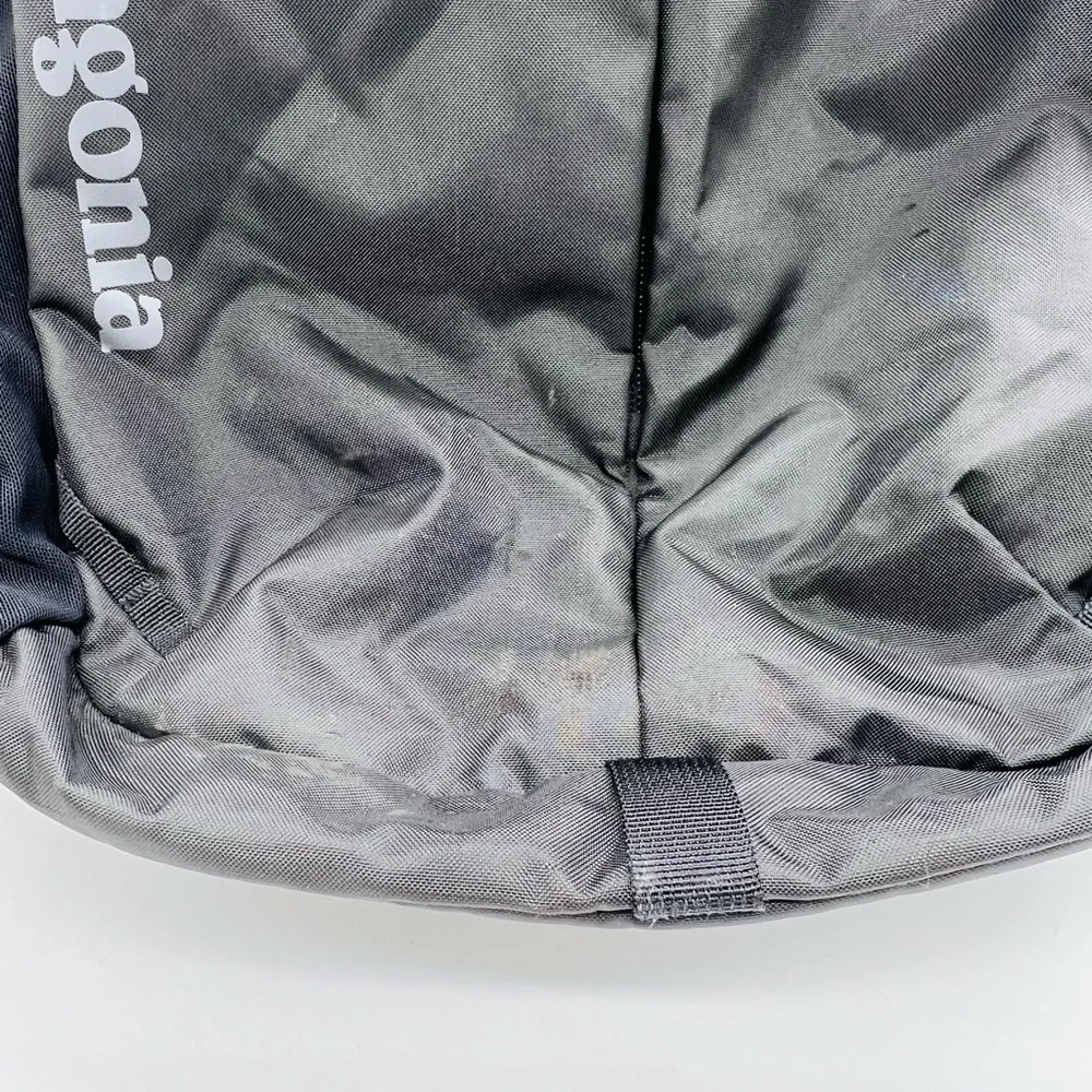 Patagonia Black Backpack with Blue Logo STY47913FA23